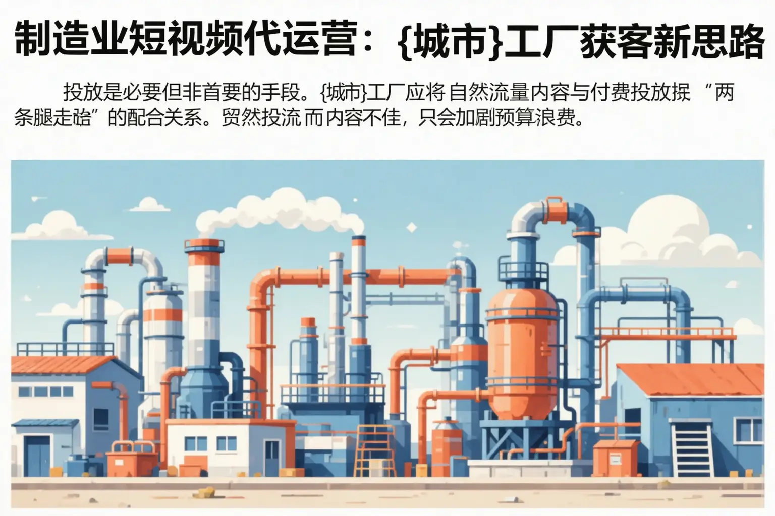 制造业短视频代运营：逊克工厂获客新思路